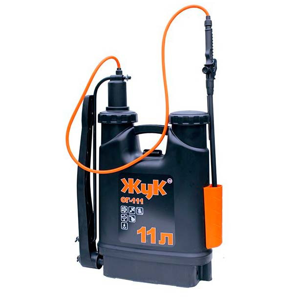 Опрыскиватель Жук Оптима ранцевый 11л, трансформируется как под правую, так и под левую руку 1 Опрыскиватель Жук Оптима ранцевый 11л