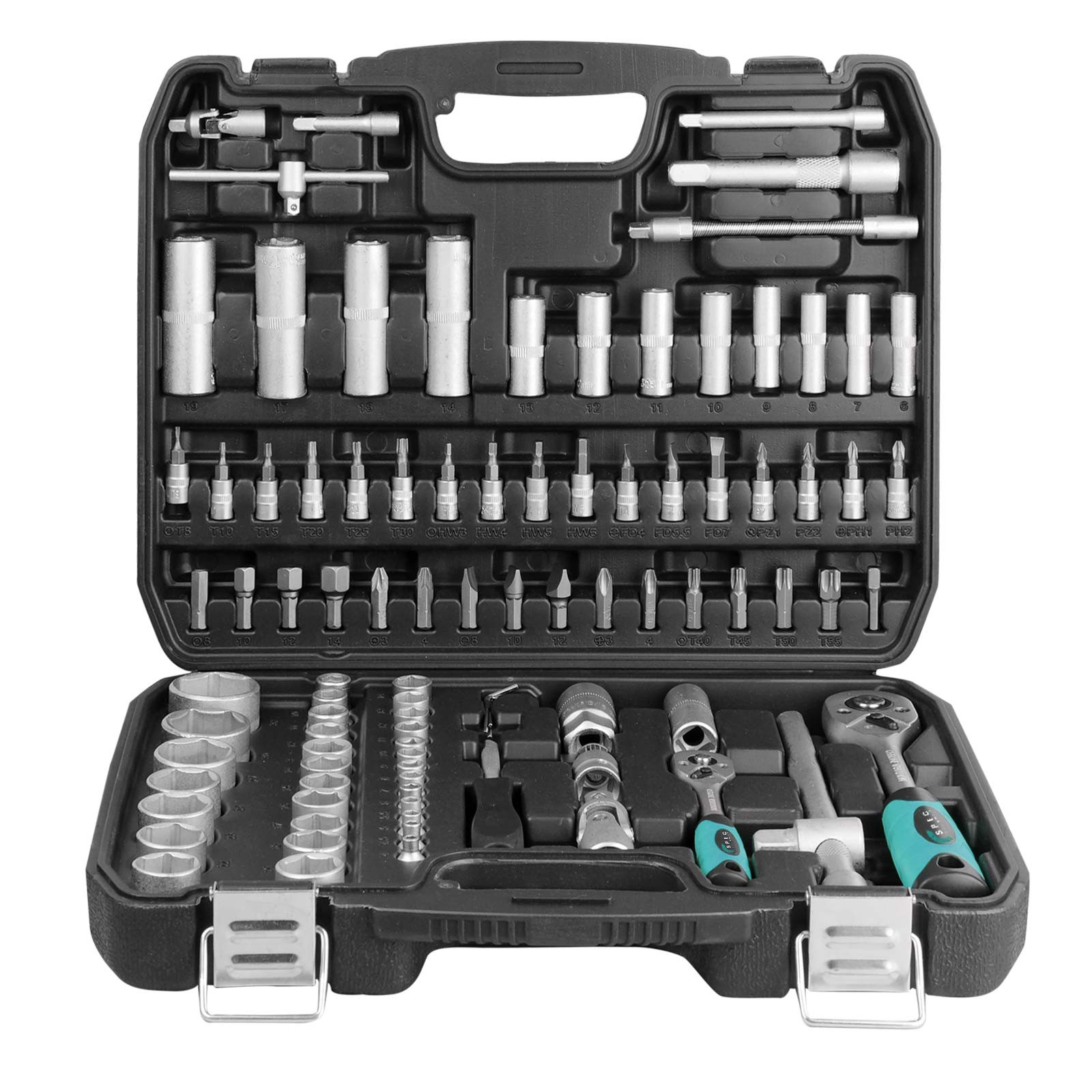 Набор головок и бит 94пр. SPEC (1/4", 1/2", 6 граней) (CK115-94) 3 6 граней) (CK115-94)