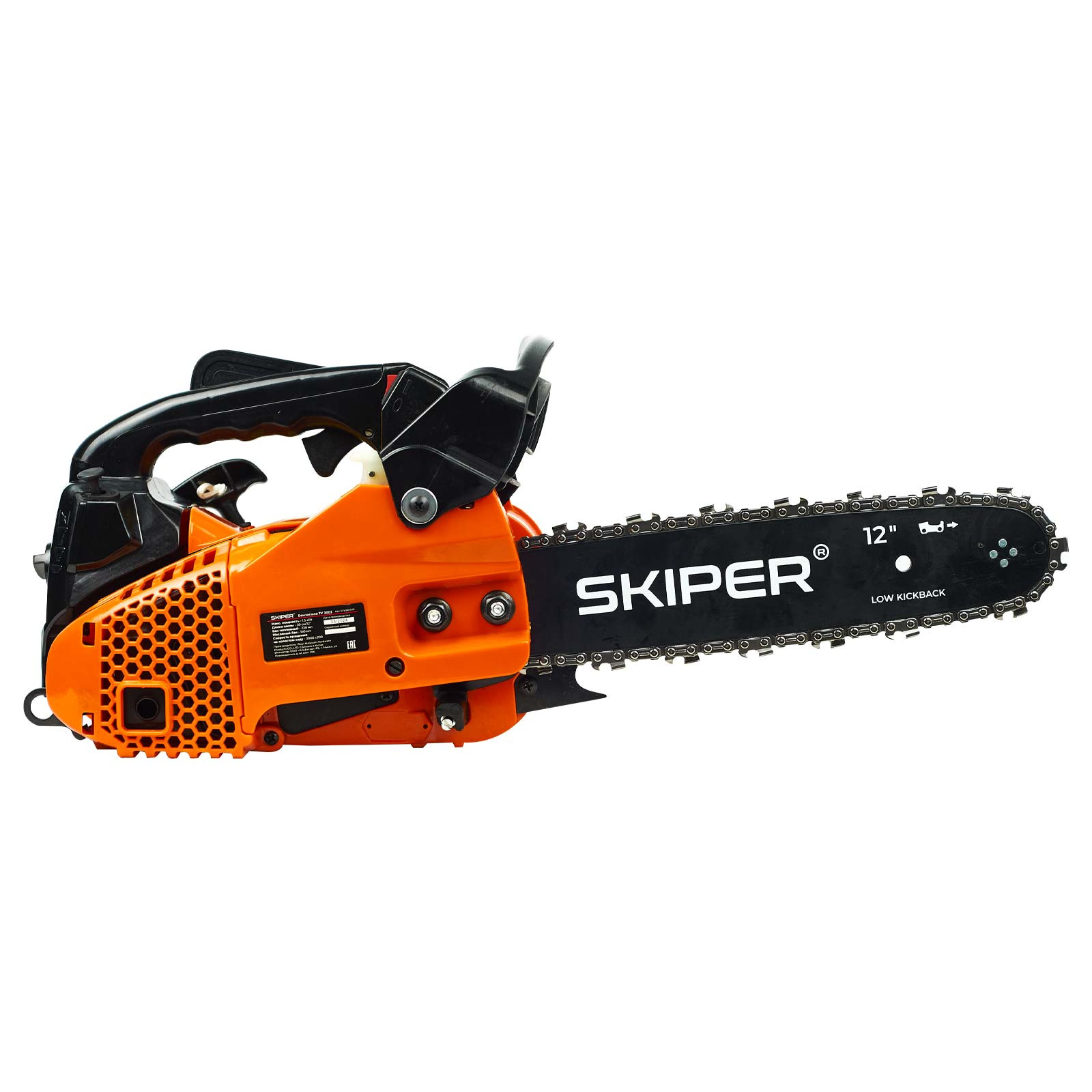 Бензопила SKIPER TV3003 (30 см /12", 0.375"/ 3/8", 1.3 мм, 44 зв. 1.5 кВт/ 2.0 лс) 4 44 зв. 1.5 кВт/ 2.0 лс)