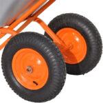 Тачка строительная SKIPER 2х130 expert PRO (до130л, до350кг, 2x4.00-8, ось20*80) 6 2x4.00-8