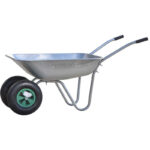 Тачка садовая BRADO 2x85 GARDEN (до 85л, до 150 кг, 2x3.5-6, пневмо, ось 16*90) 4 до 150 кг