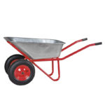 Тачка строительная SKIPER 2x125 PROFI (до 125л, до 330кг, 2x4.00-8, пневмо, ось 20*100) 6 до 330кг