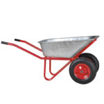 Тачка строительная SKIPER 2x125 PROFI (до 125л, до 330кг, 2x4.00-8, пневмо, ось 20*100) 7 2x4.00-8