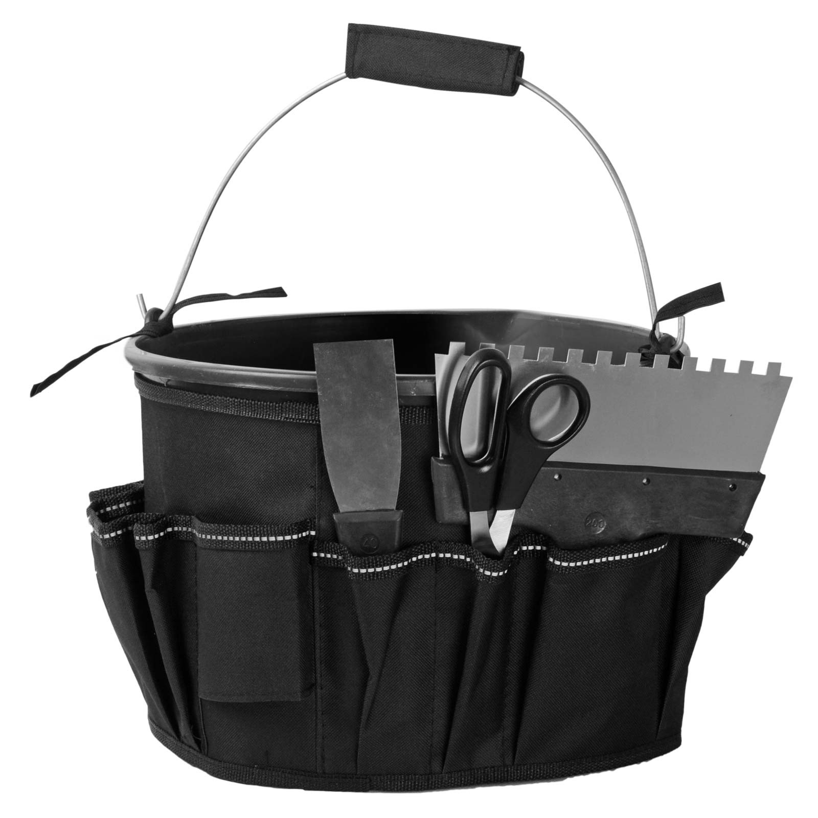 Органайзер для инструмента SPEC с крепелнием на ведре 10-12л, с мягкой ручкой 2 с мягкой ручкой