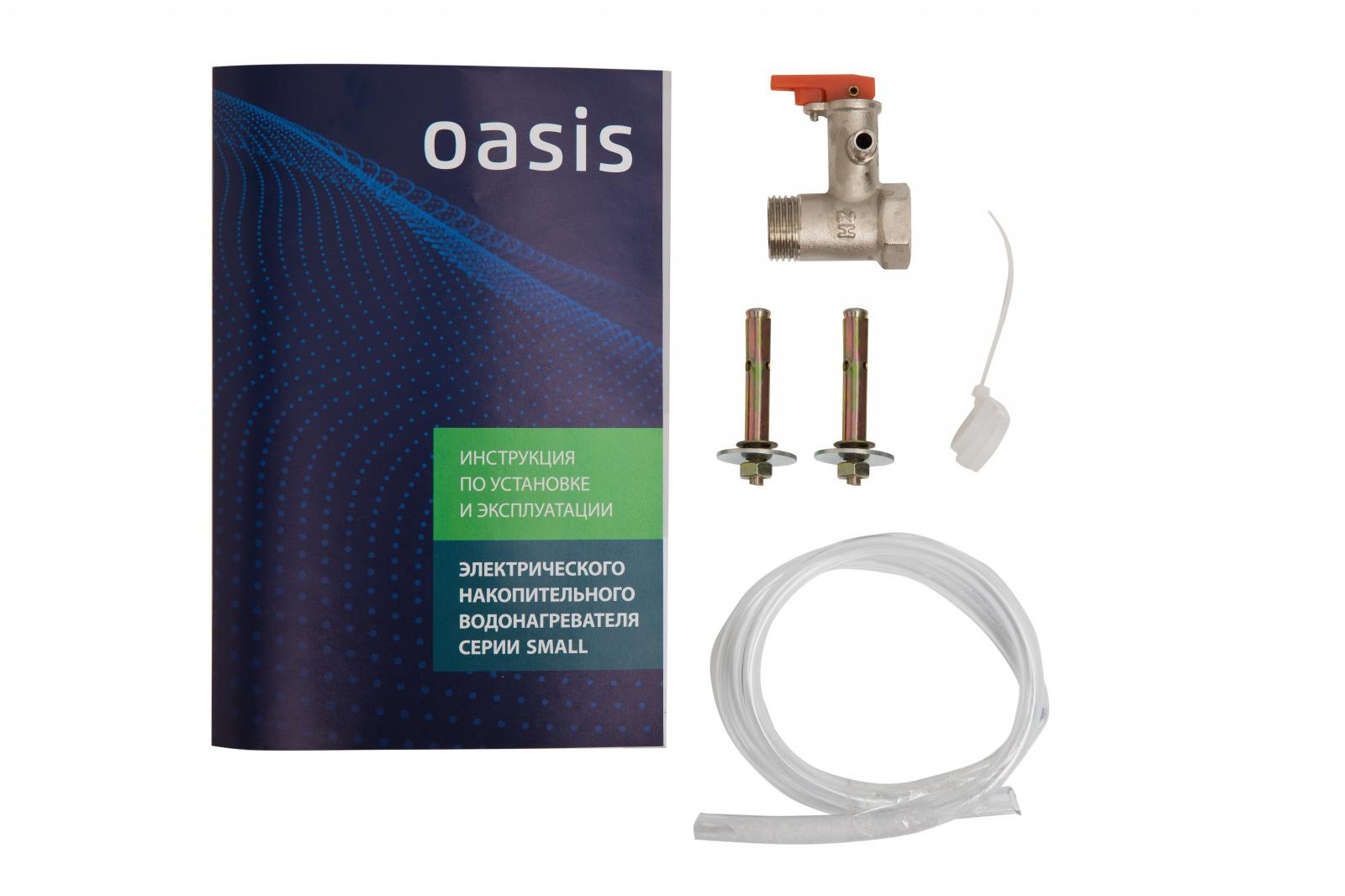 Водонагреватель накопит. Oasis LN-15 (1500Вт, 15л, до 75°С, 7лет на бак, нерж., предохр. клапан) 5 нерж.