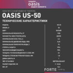 Водонагреватель накопит. Oasis US-50 (50л, 1,5кВт, КПД90%, 25мм, сапф.эмаль, УЗО, верт., 6,5бар) 12 сапф.эмаль