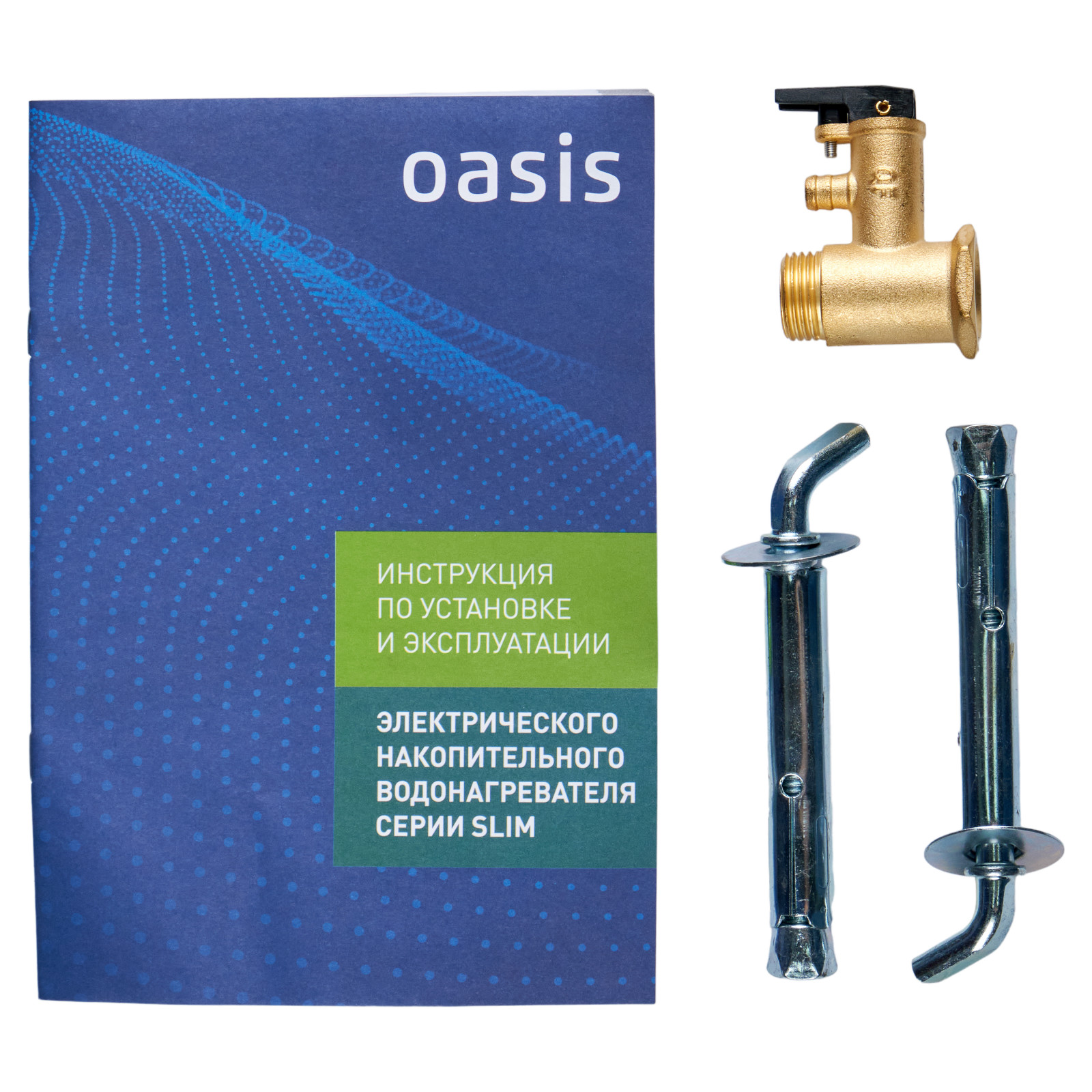 Водонагреватель накопит. Oasis MS-30 (SLIM, УЗО, 1500Вт, 30л, верт., медный ТЭН, 34x86см, эмаль) 4 30л