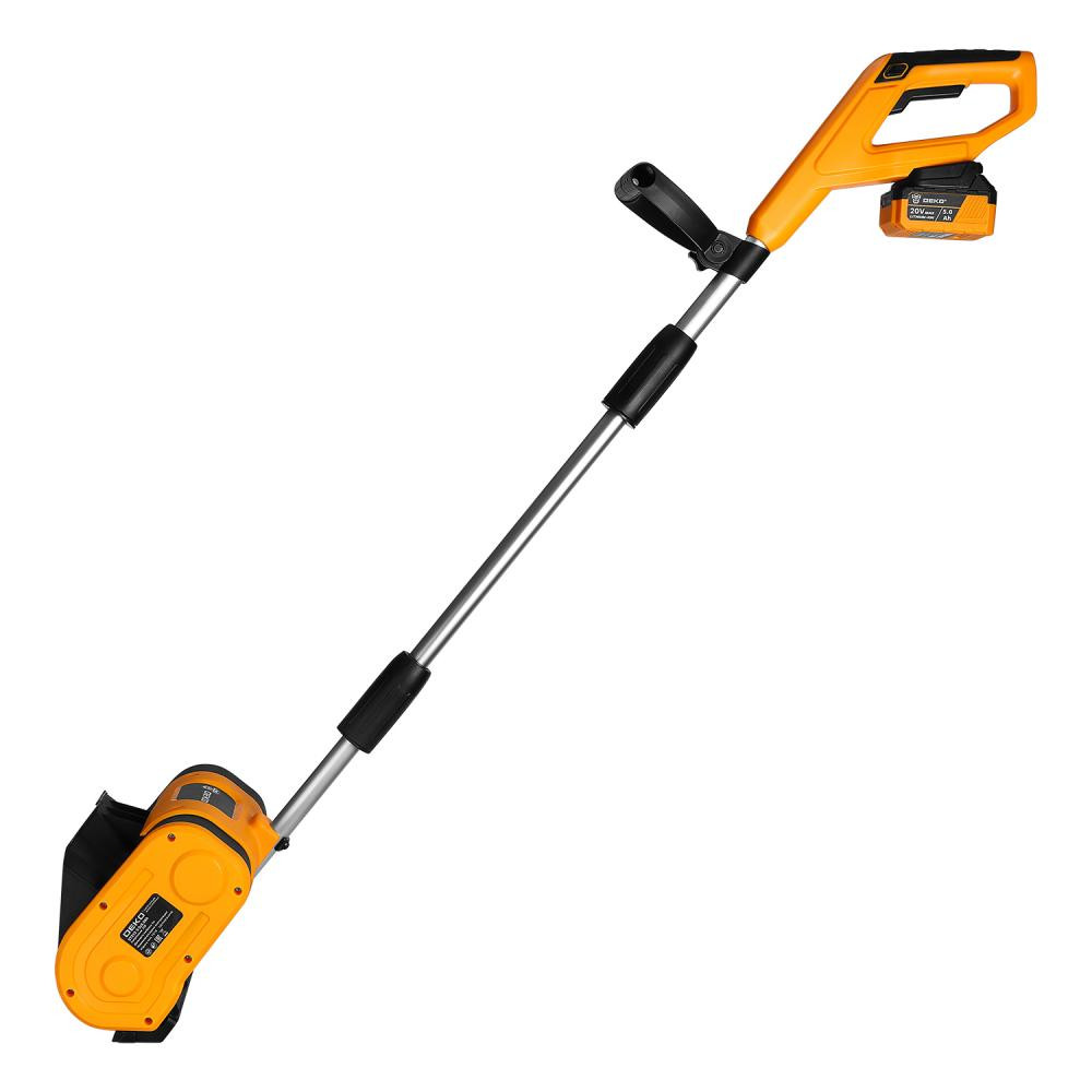 Снегоуборщик аккумуляторный DEKO ST212-5 (20В, 2х5Ач, совм Katana/Makita, 2800об/мин, 254/160мм, 6м) 3 совм Katana/Makita