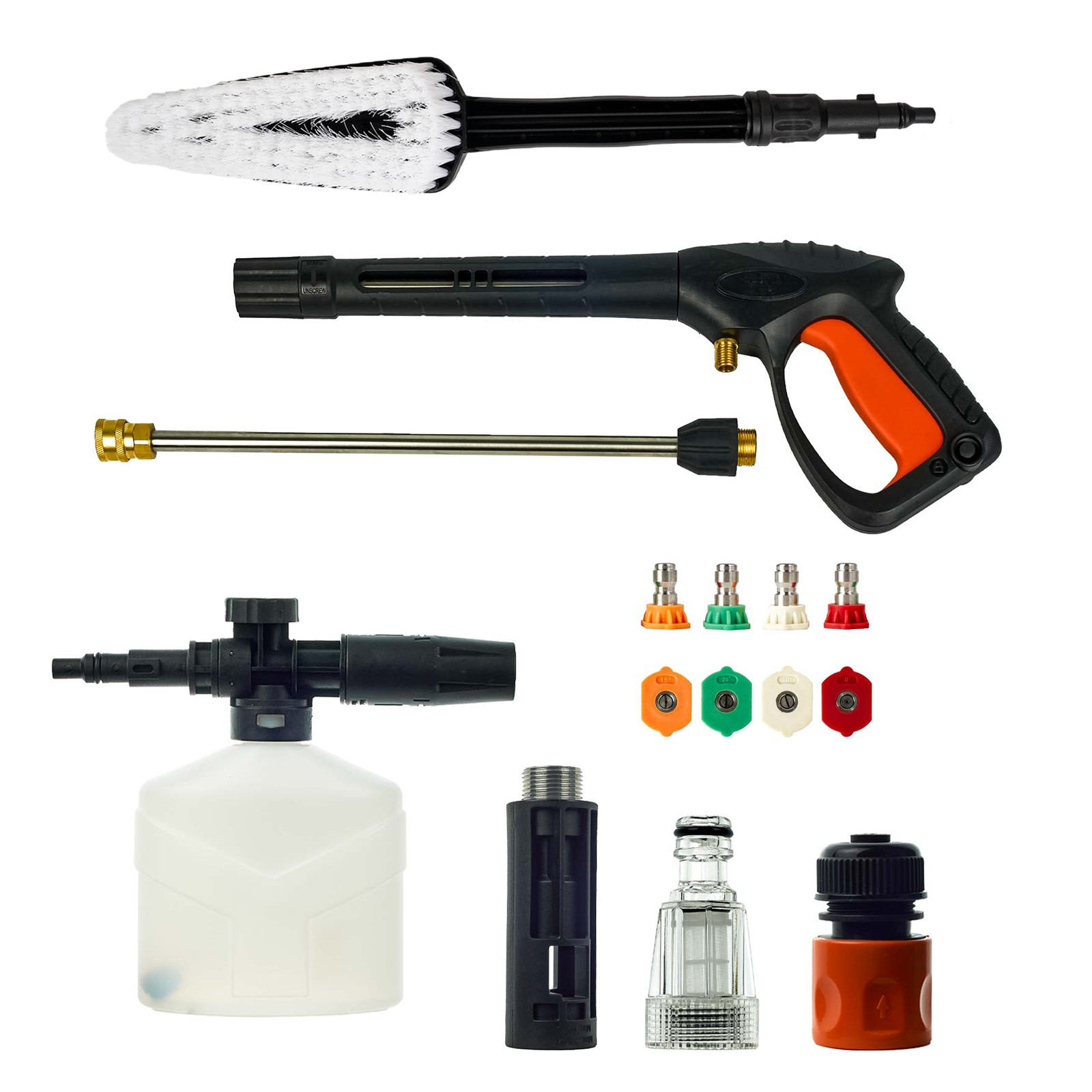 Мойка высокого давления SKIPER PM-210 PRO (2800 Вт, 210 Бар, бесщёт.двиг, 420 л/ч, катушка, щётка) 8 Мойка высокого давления SKIPER PM-210 PRO (2800 Вт, 210 Бар, бесщёт.двиг, 420 л/ч, катушка, щётка) — изображение 8