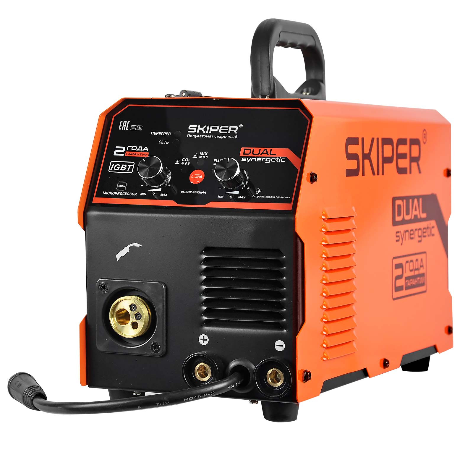 Полуавтомат сварочный SKIPER MIG/MAG-250D-16 (250А; МИКРОПРОЦЕССОР; MIG/MAG; еврорукав 3м) 3 Полуавтомат сварочный SKIPER MIG/MAG-250D-16 (250А; МИКРОПРОЦЕССОР; MIG/MAG; еврорукав 3м) — изображение 3