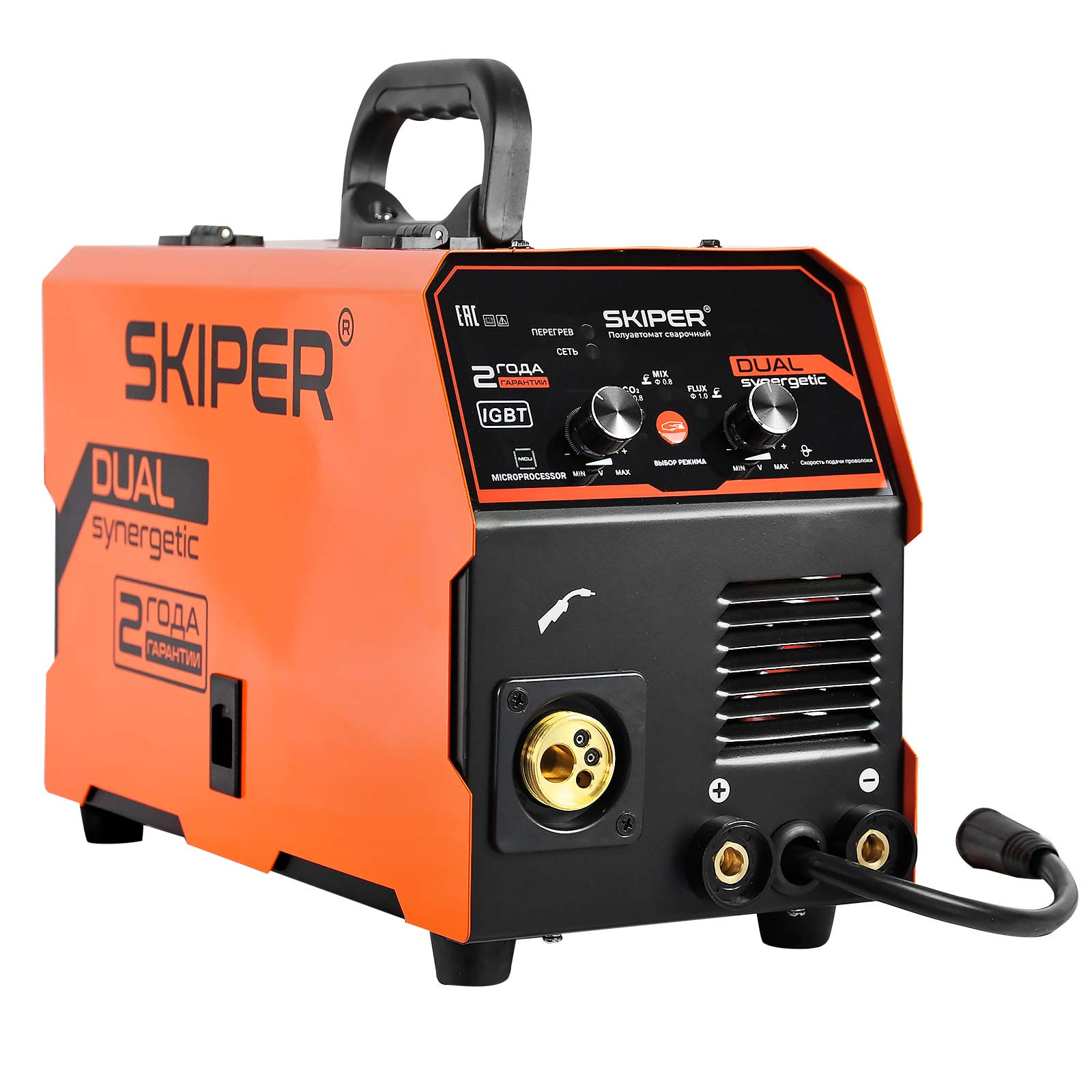 Полуавтомат сварочный SKIPER MIG/MAG-250D-17 (250А; МИКРОПРОЦЕССОР; MIG/MAG; еврорукав 3м) 2 Полуавтомат сварочный SKIPER MIG/MAG-250D-17 (250А; МИКРОПРОЦЕССОР; MIG/MAG; еврорукав 3м) — изображение 2