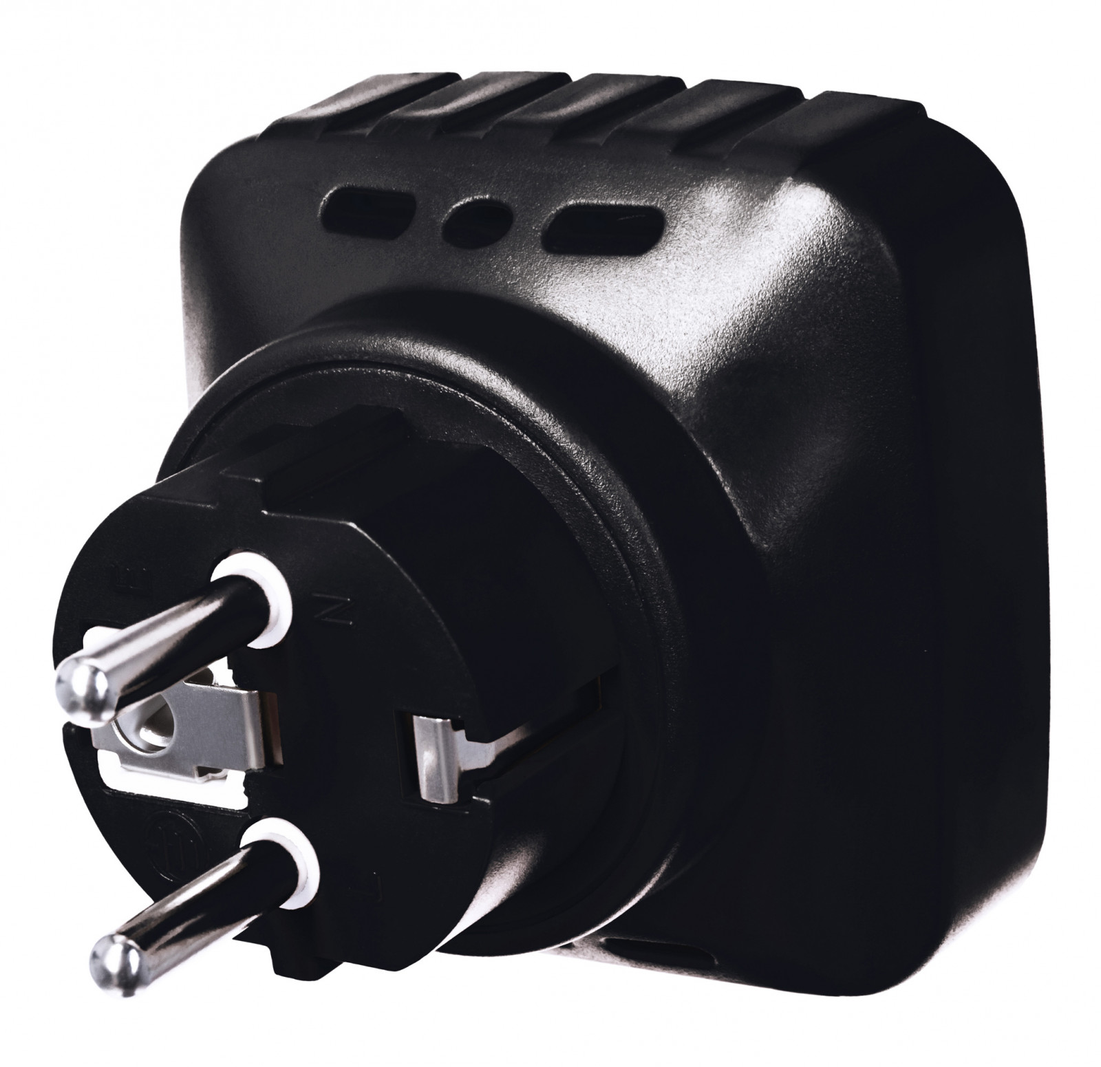 Тестер розетки Ermenrich Zing ST30 (50Гц, 230В, класс перенапряжения III 300В, фиолетовый) 3 класс перенапряжения III 300В